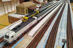 Ilustración 7: Trenes de viajeros y tren postal en Aznalcázar